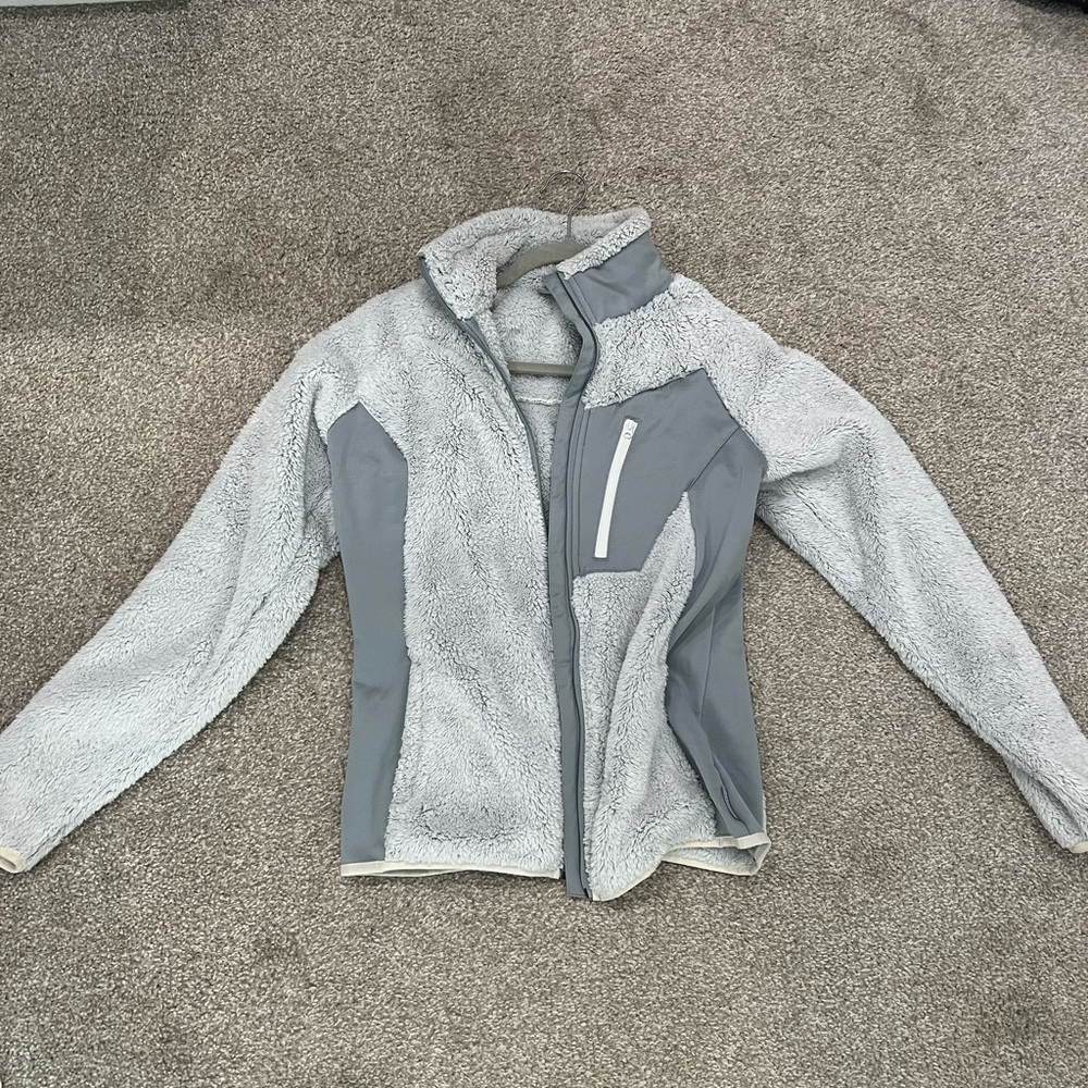 Columbia Light Grey Furry Jacket
